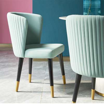 Modern Home Furniture Restaurant Furniture Velvet Golden Dining Chair