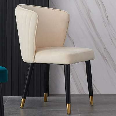 New Design Hot Sale Luxury Dining Room Furniture Velvet Fabric Dining Chairs Restaurant Dining Chair